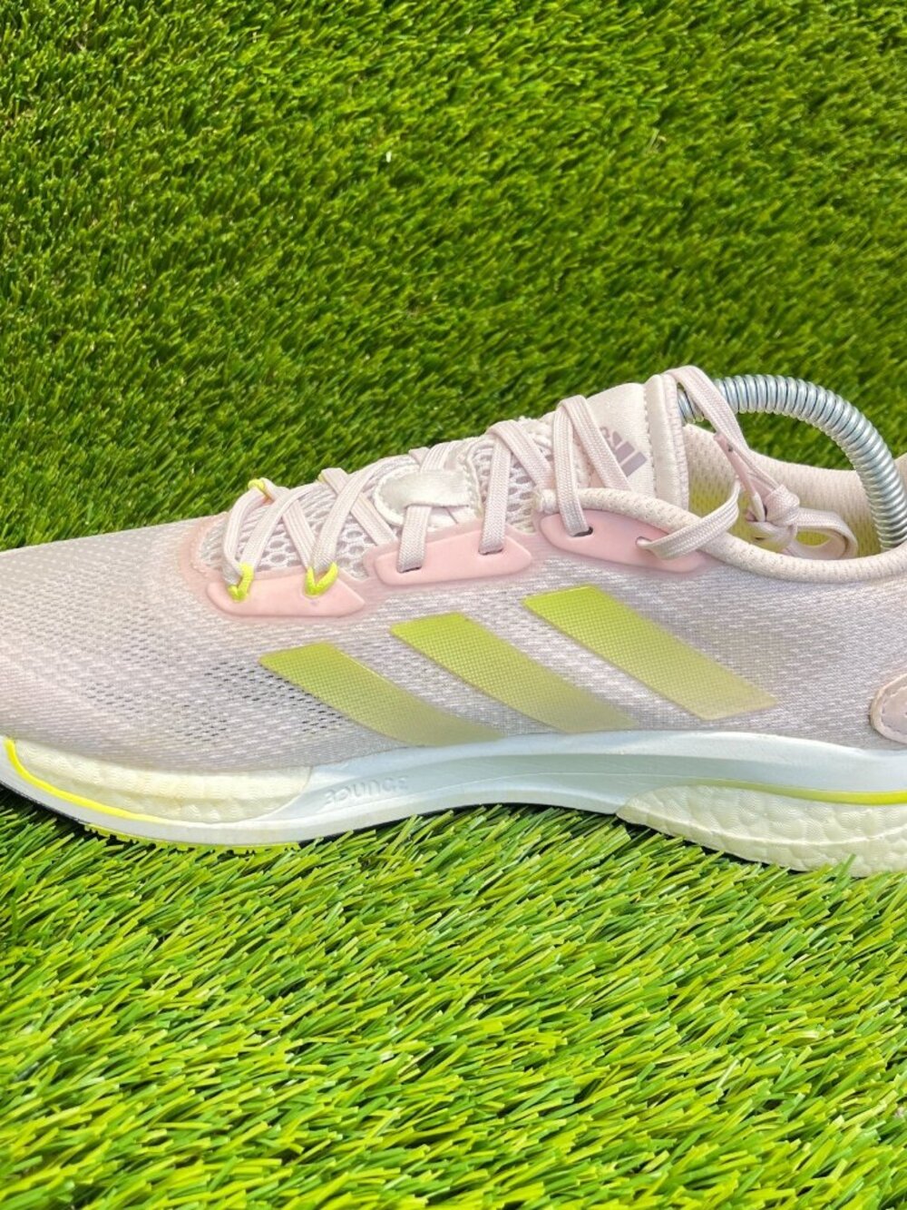 adidas Pink and Lime Women's Running Shoe - Picture 2 of 10